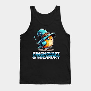 Finchcraft & Wizardry - Cute Bird Wizard Tank Top